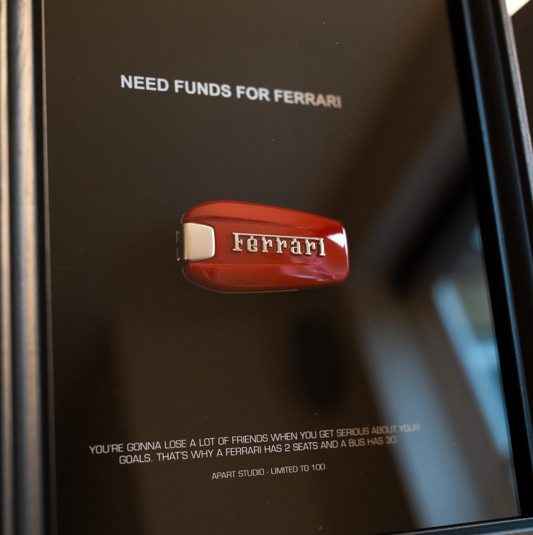 Need Funds For Ferrari Frame