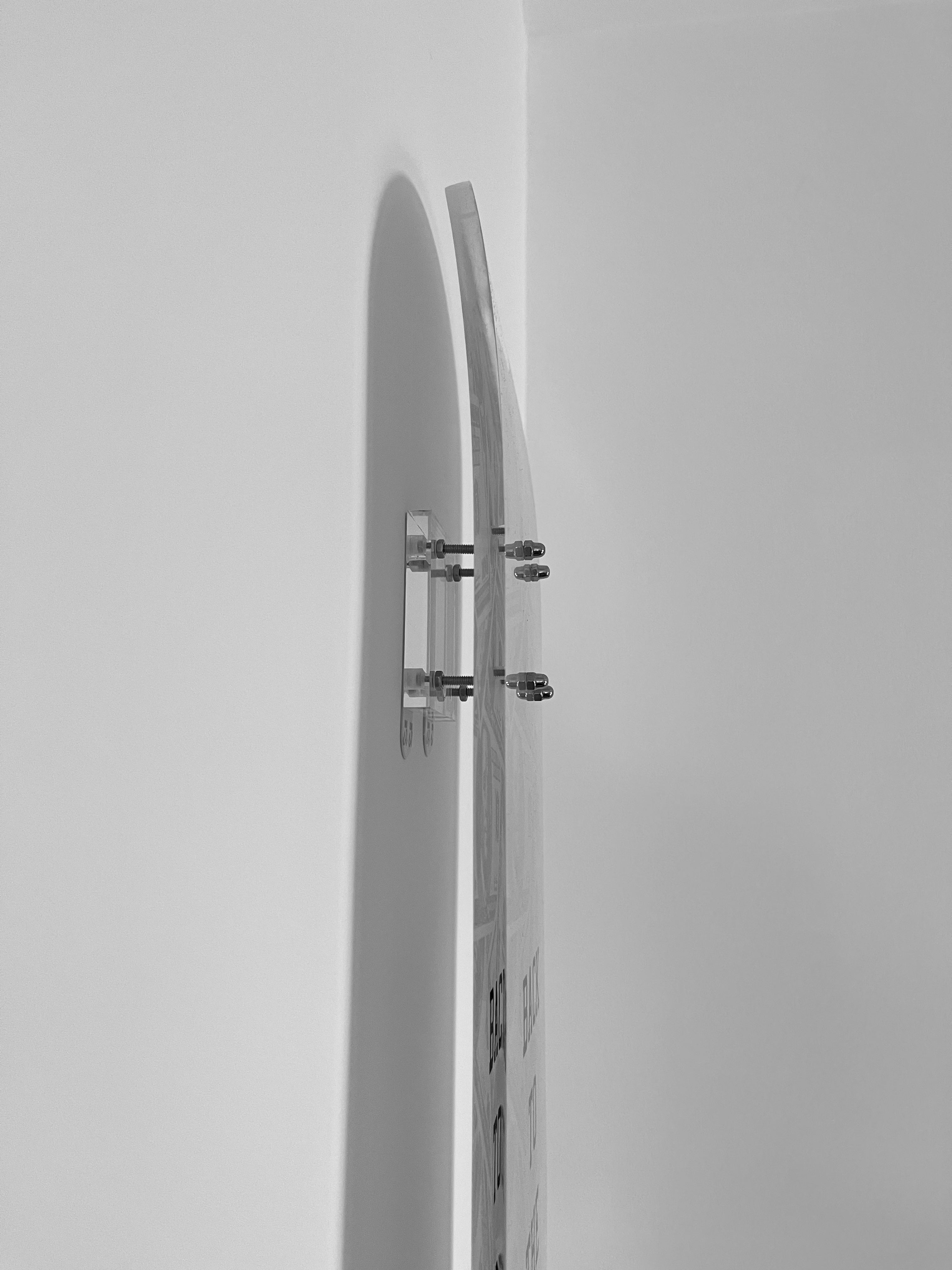 Crystal Skateboard Deck - White