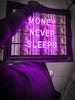 Money Never Sleeps V1 LED frame - GBP